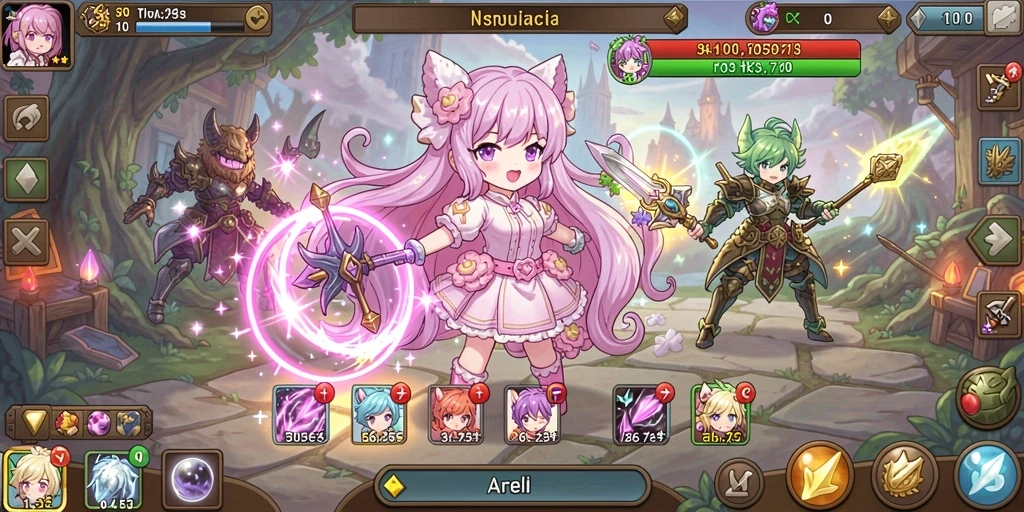 Tampilan awal game yang menarik dan ramah pengguna.