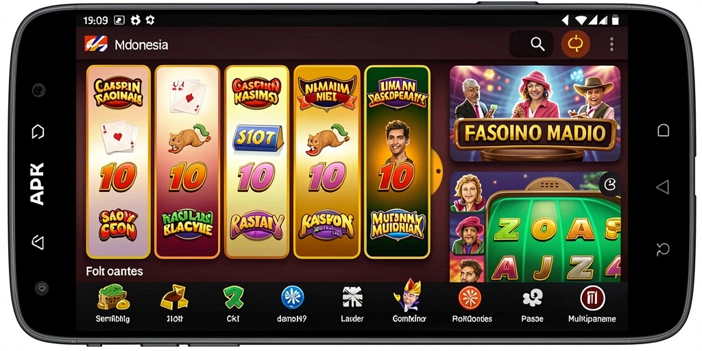 Screenshot aplikasi CITIBET88 menunjukkan halaman utama permainan.