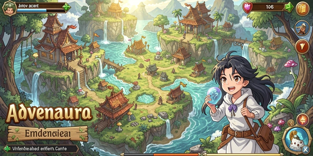 Tampilan antarmuka game yang memukau dan intuitif.