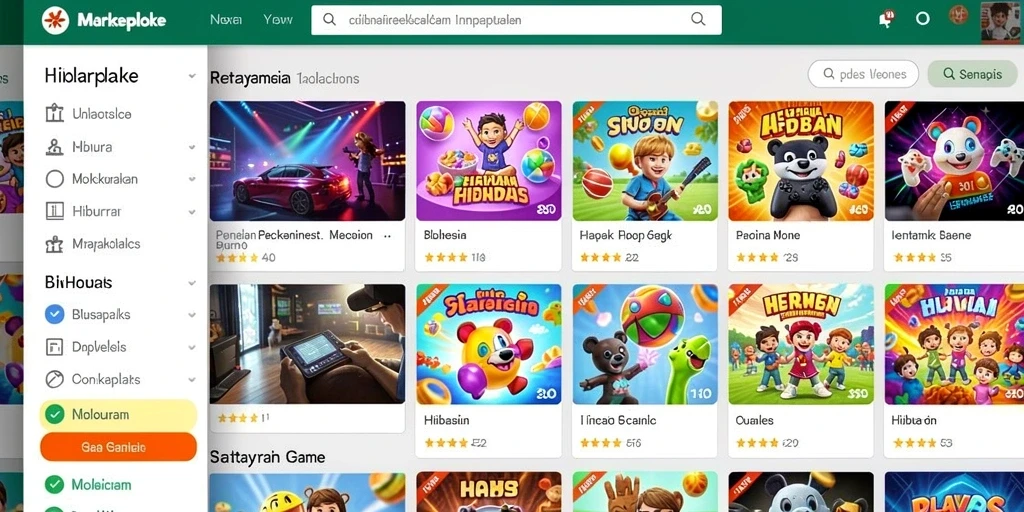 Screenshot menampilkan karakter utama HOKIHEBAT dalam aksi.