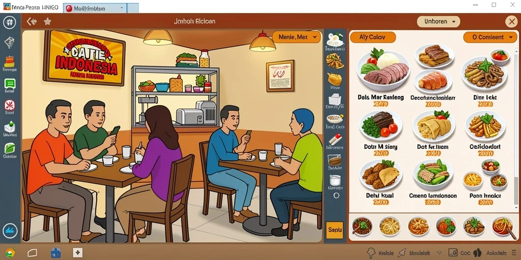 Tampilan awal game yang memukau.