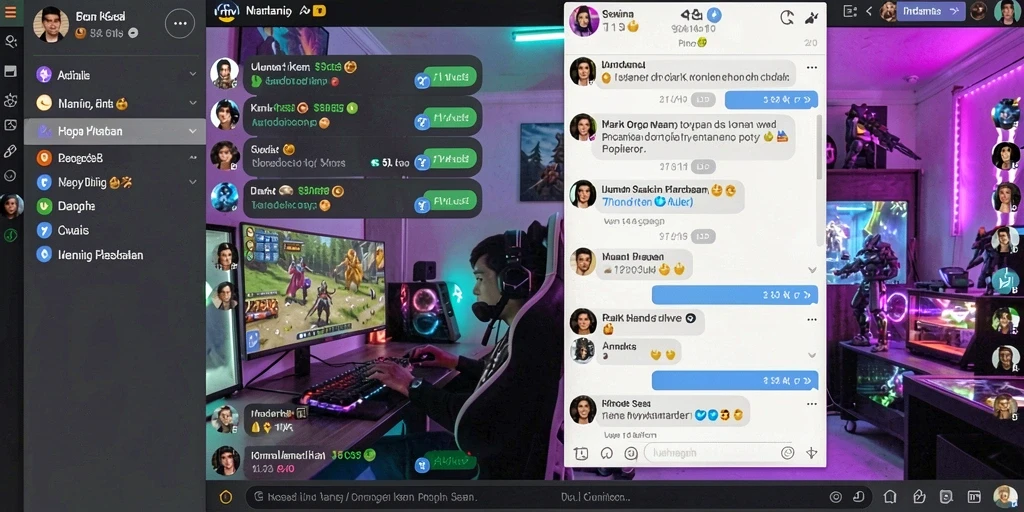 Tampilan antarmuka yang menarik dengan warna cerah.